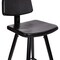 Flash Furniture Black LeatherSoft Barstools with Gold Tips, PK2 AY-S02-BK-GG - alternate 2